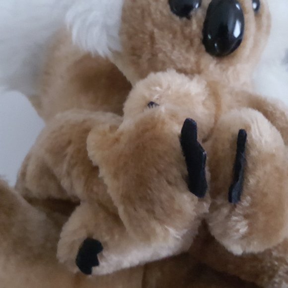 Koala Bear Mother and Joey Plush Stuffed Animal Vintage '70's - Picture 10 of 13